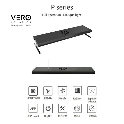 Week Aqua P Series 90 cm RGB-UV LED App Controlled For Freshwater